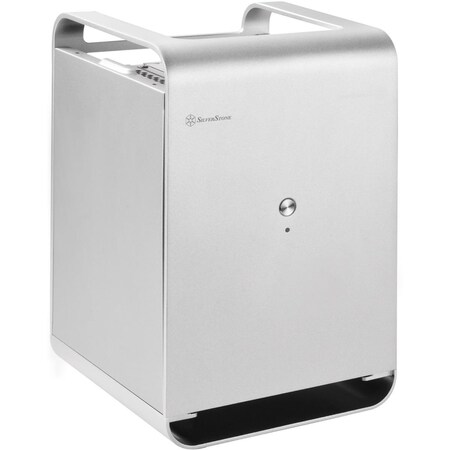 Dynamicfunction Mini-ITX NAS Case Storage Aluminum Computer - Silver DY3760011